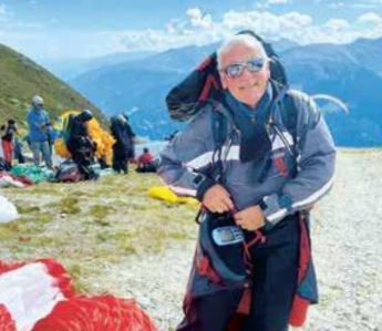 Walter Schönauer im Swissglider